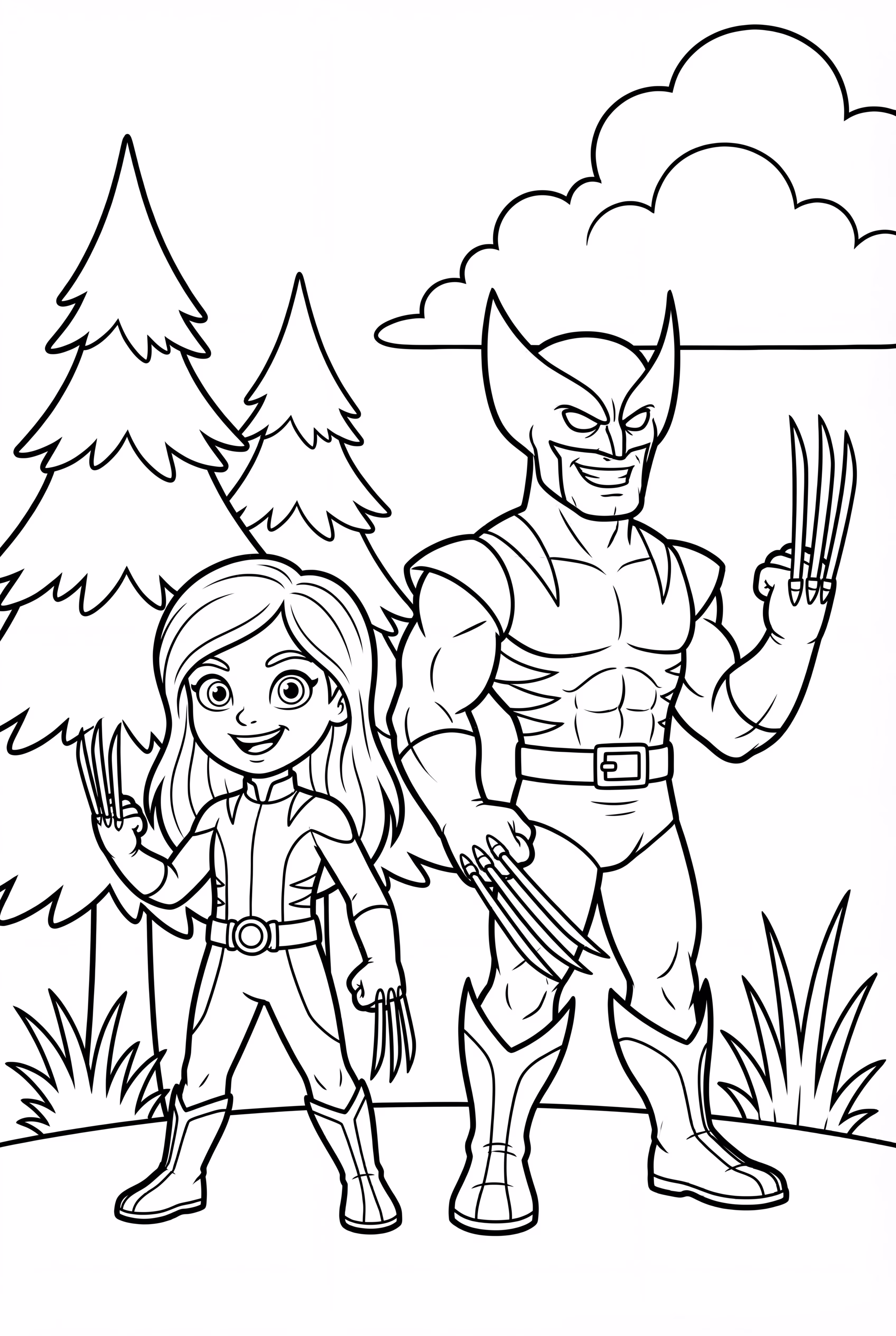 金刚狼和他的女儿劳拉