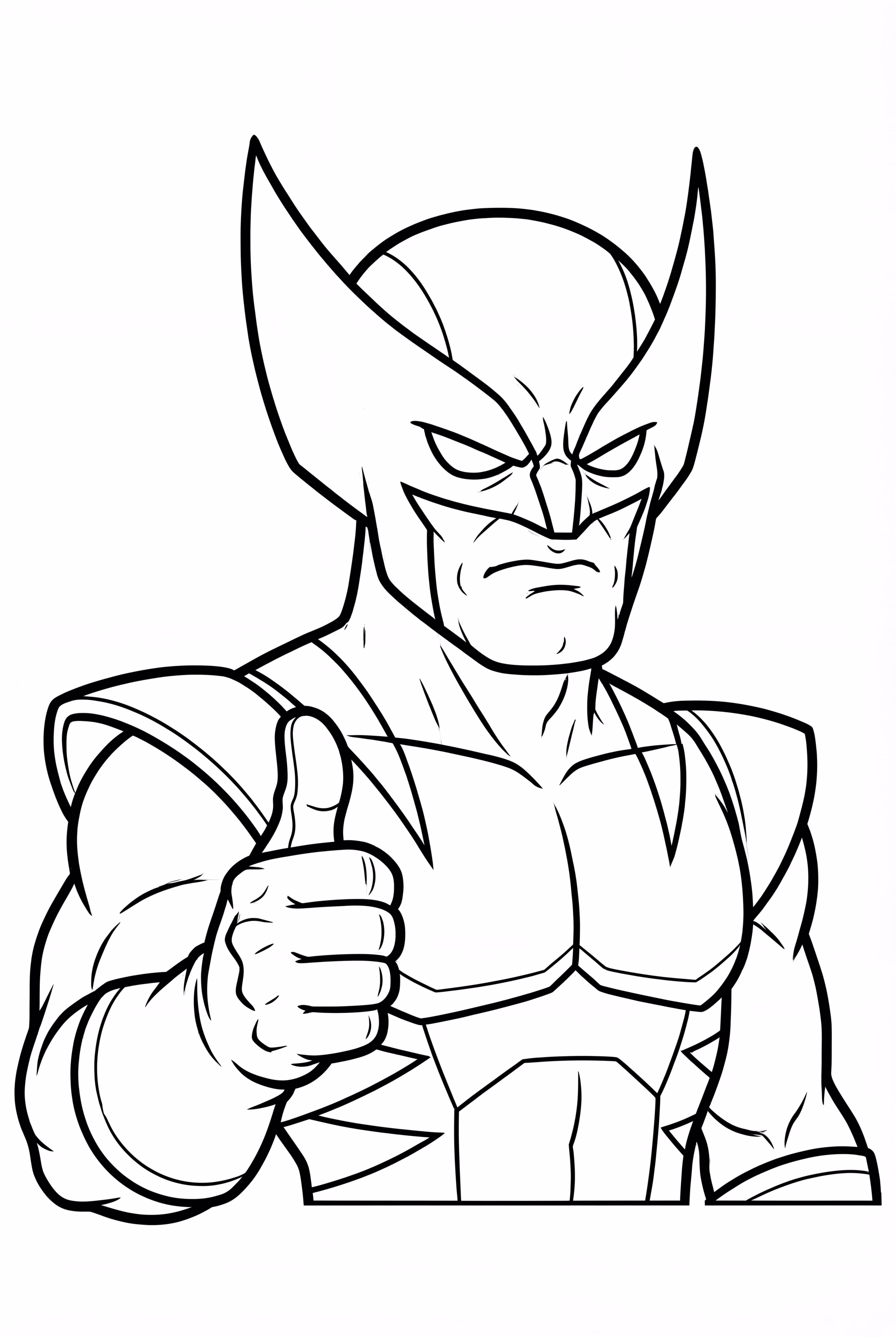 Wolverine Giving A Thumbs Up