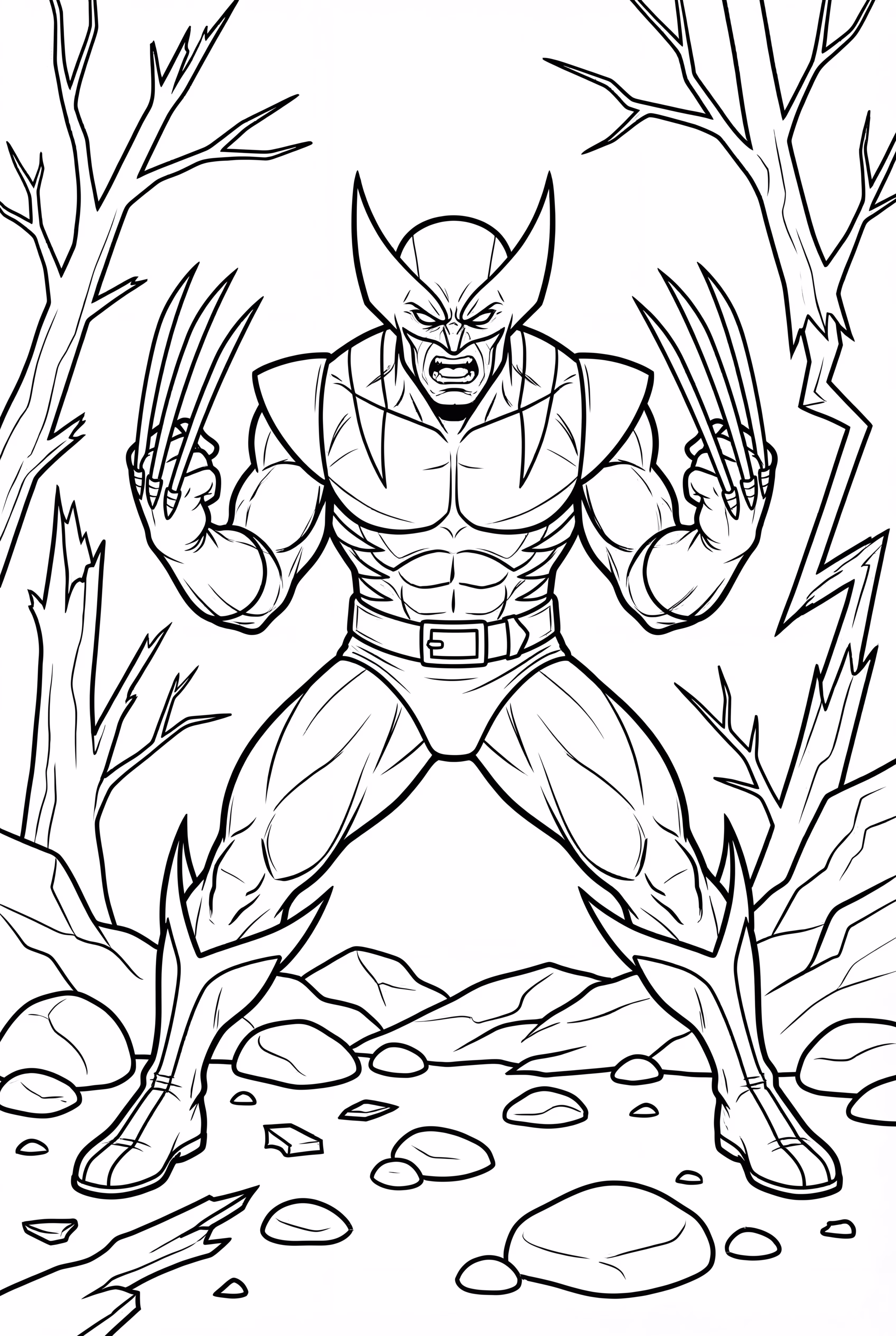 Wolverine In A Berserker Rage