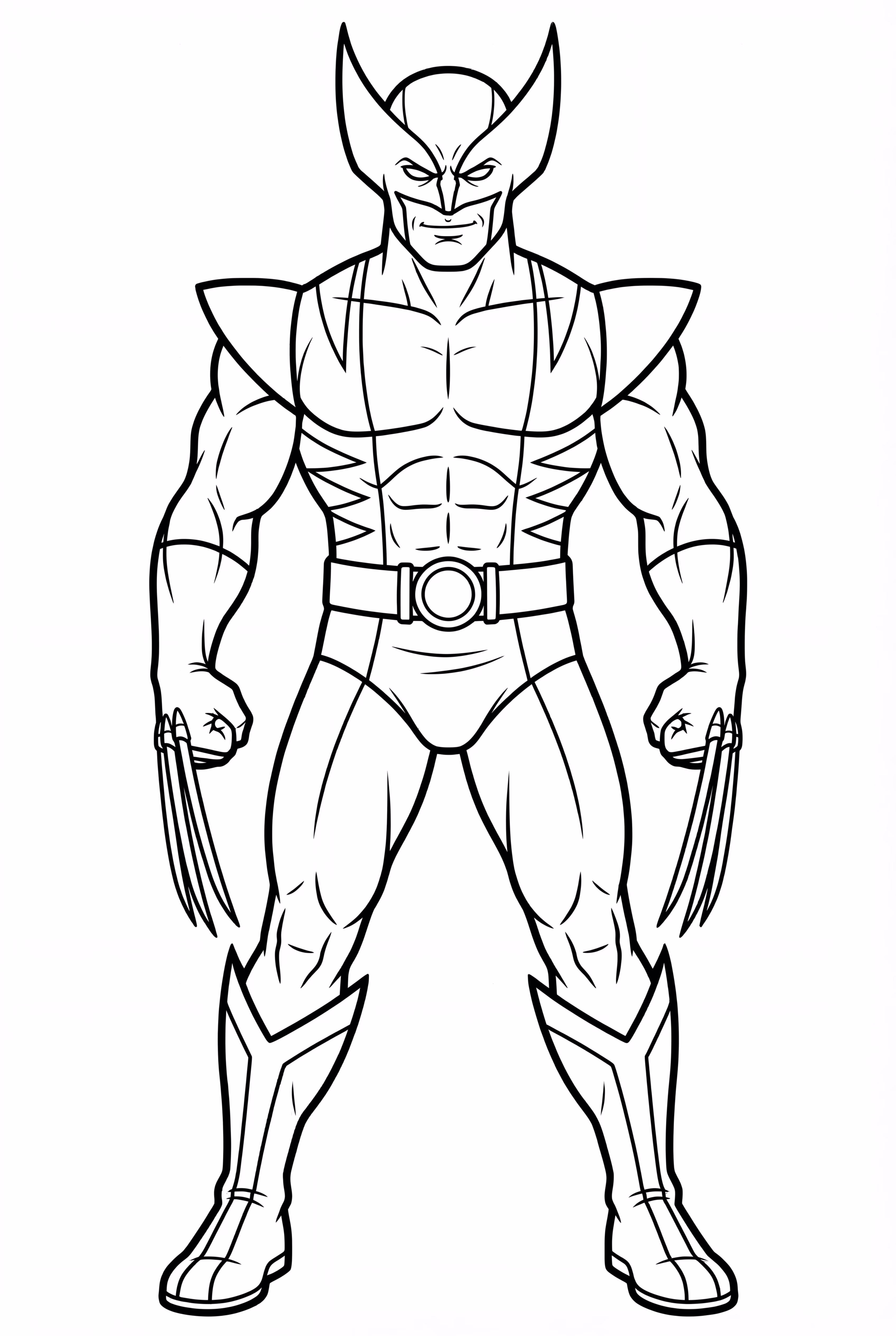 金刚狼英勇站立