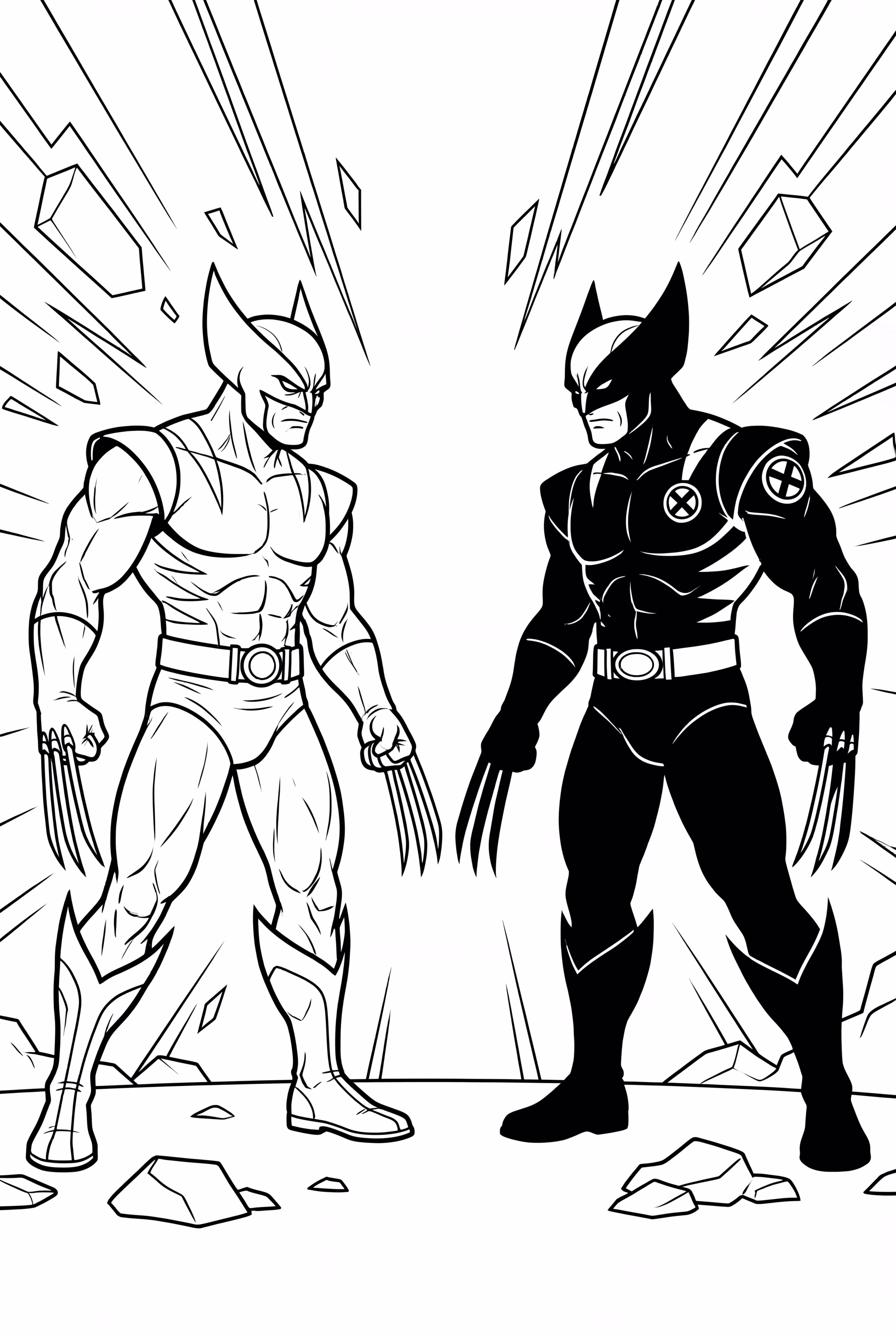 Wolverine Standing In A Powerful Pose