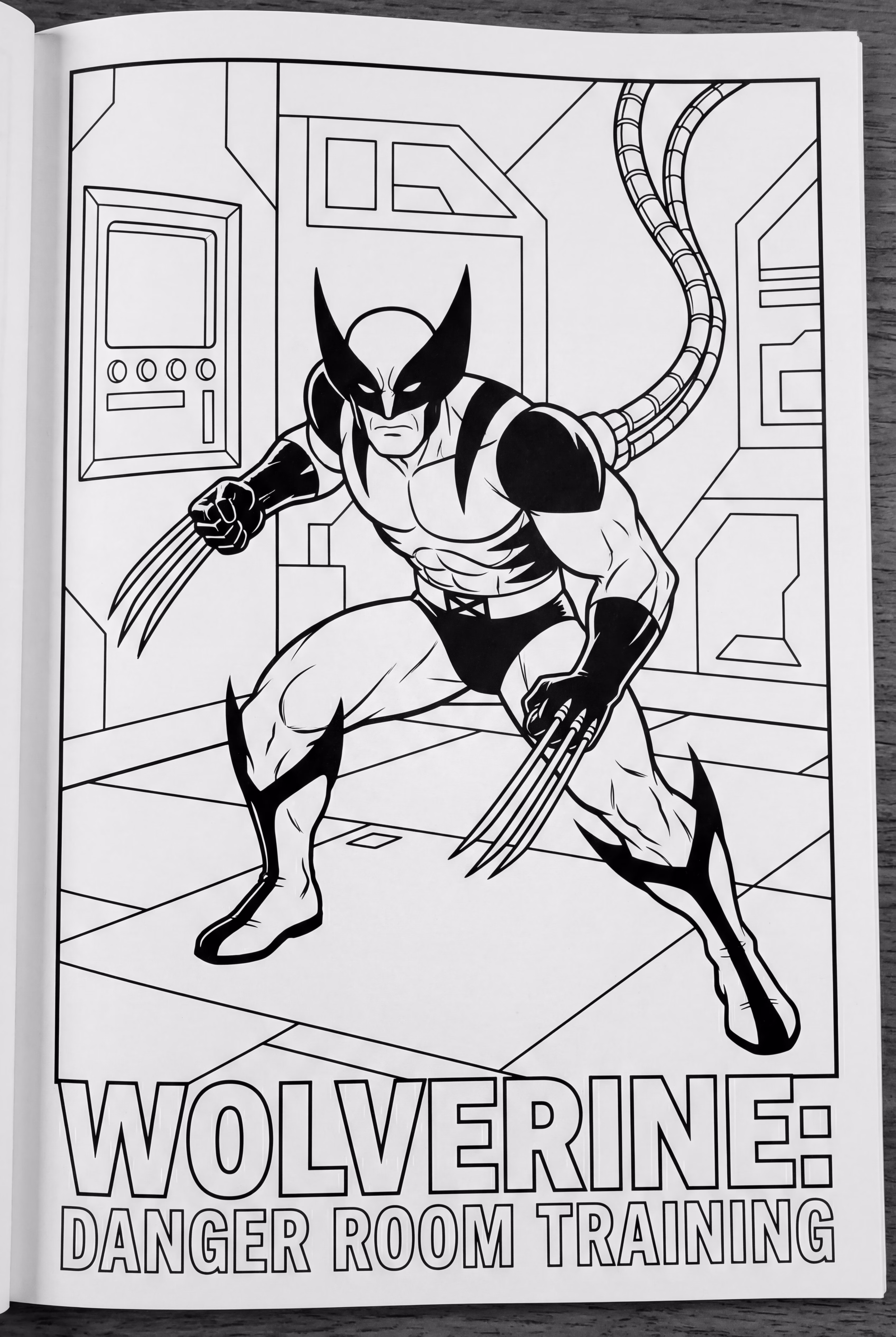 Wolverine Training In The Danger Room