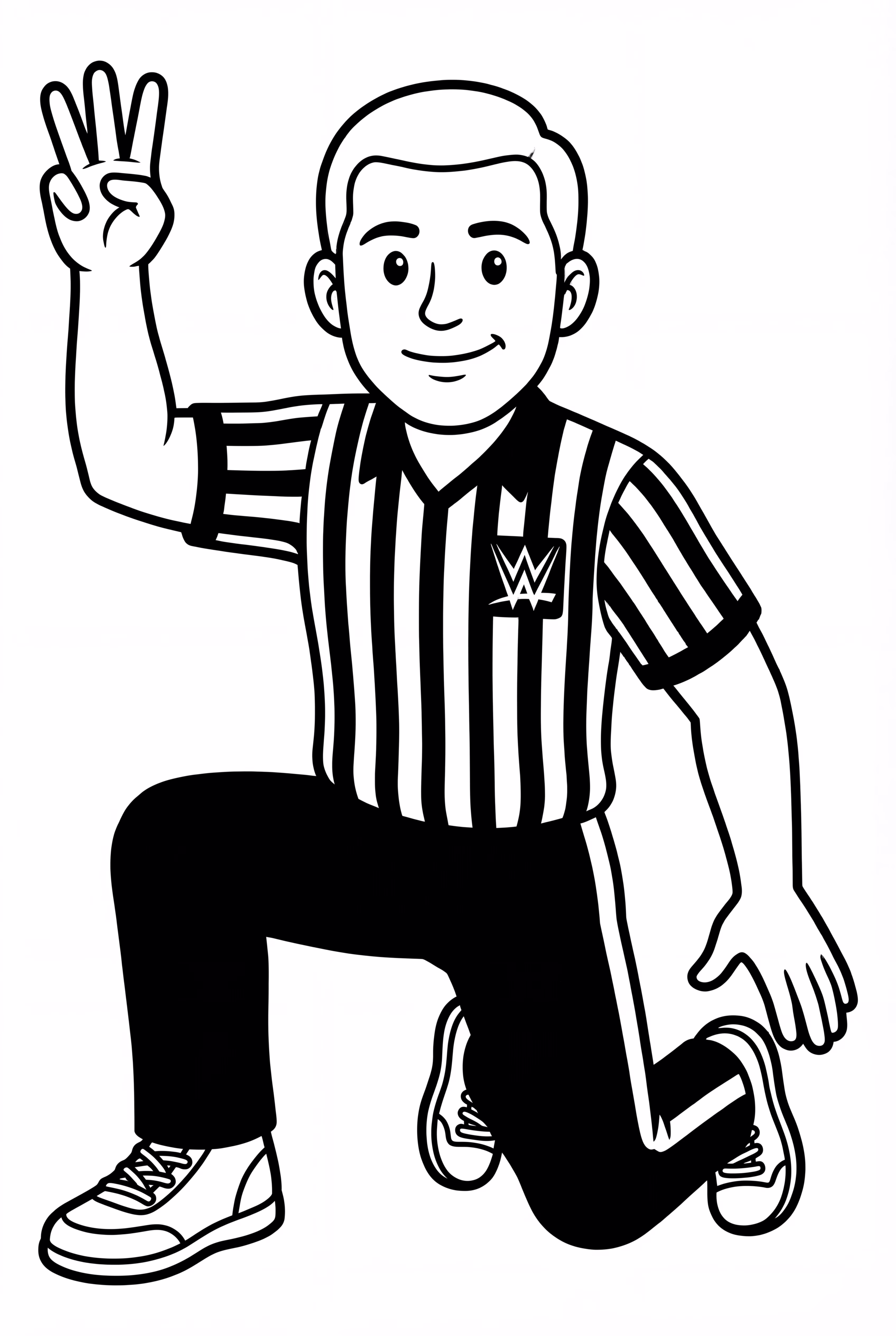 WWE Referee Counting Pinfall