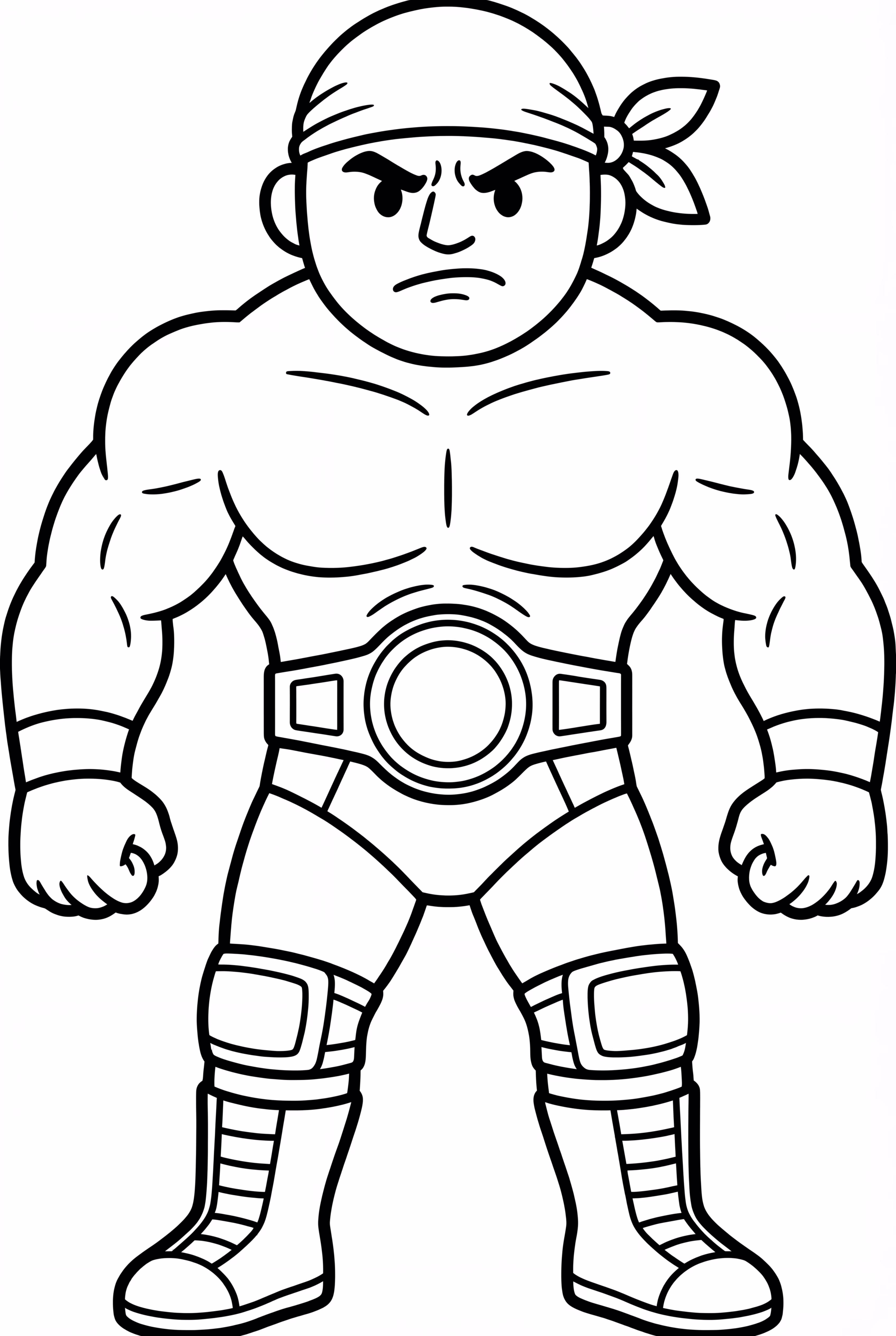 WWE Wrestler Wearing Bandana