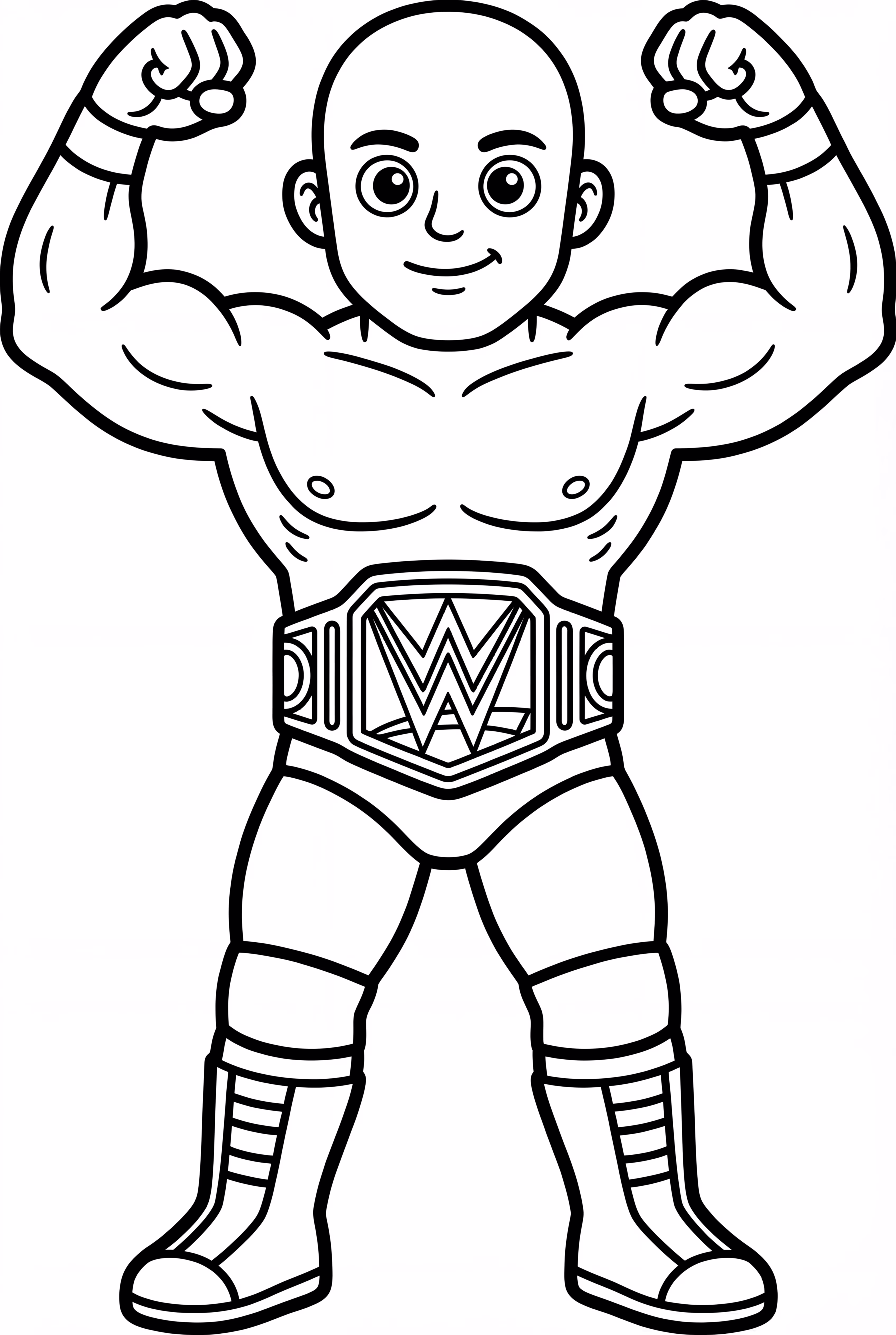 Lutador da WWE Usando Campeonato