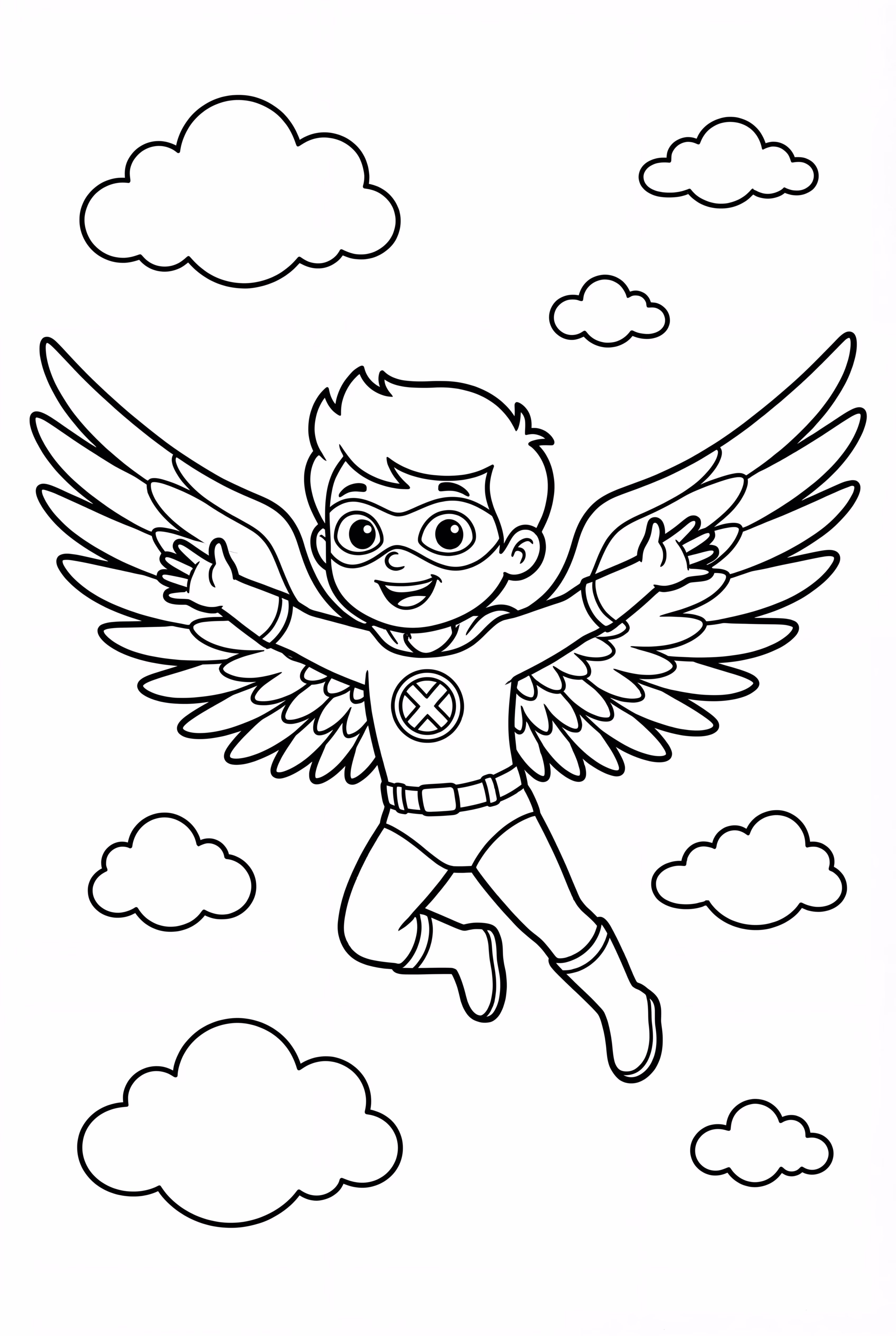 X-Men Angel Flying High