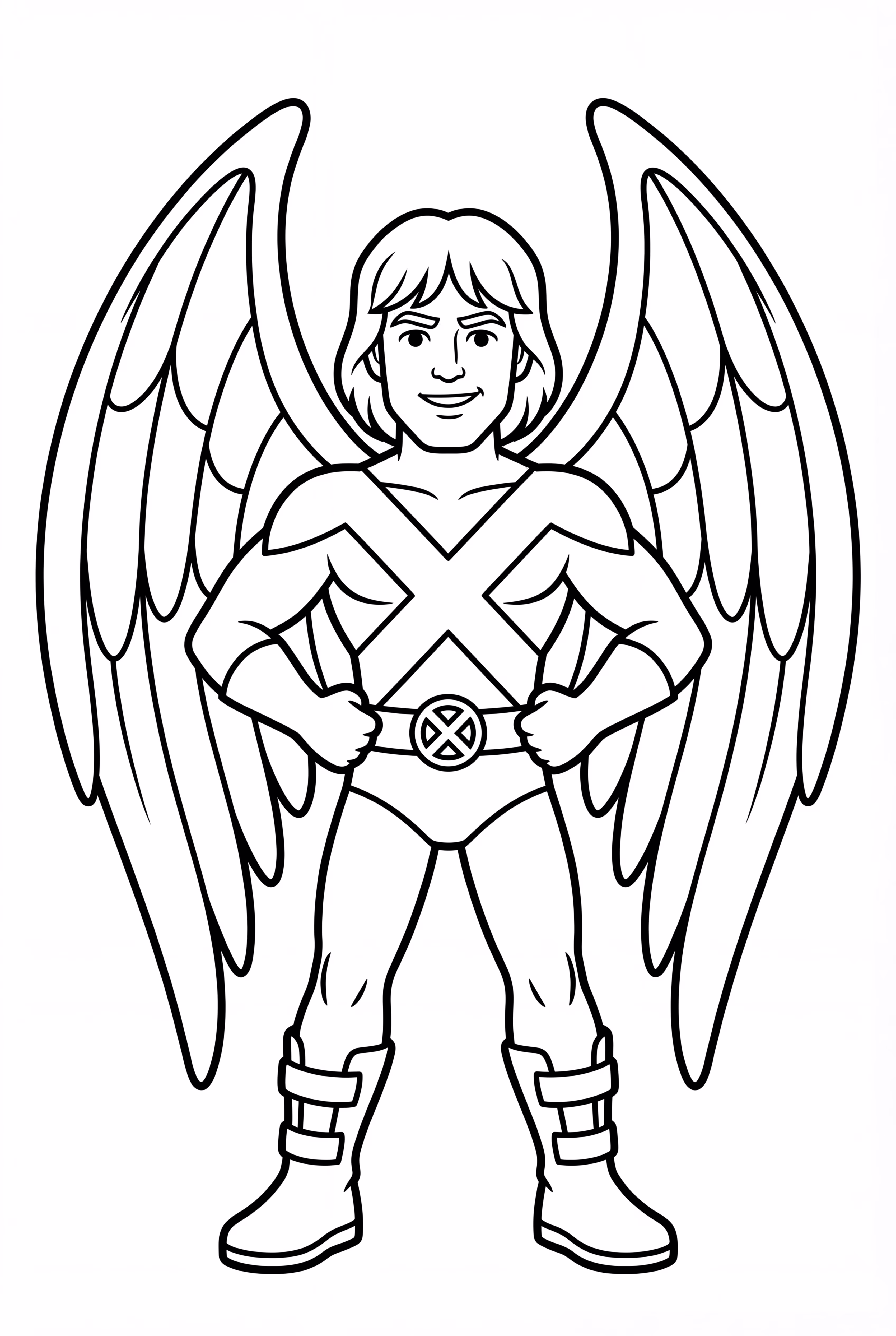X-Men Angel With Wings Spread
