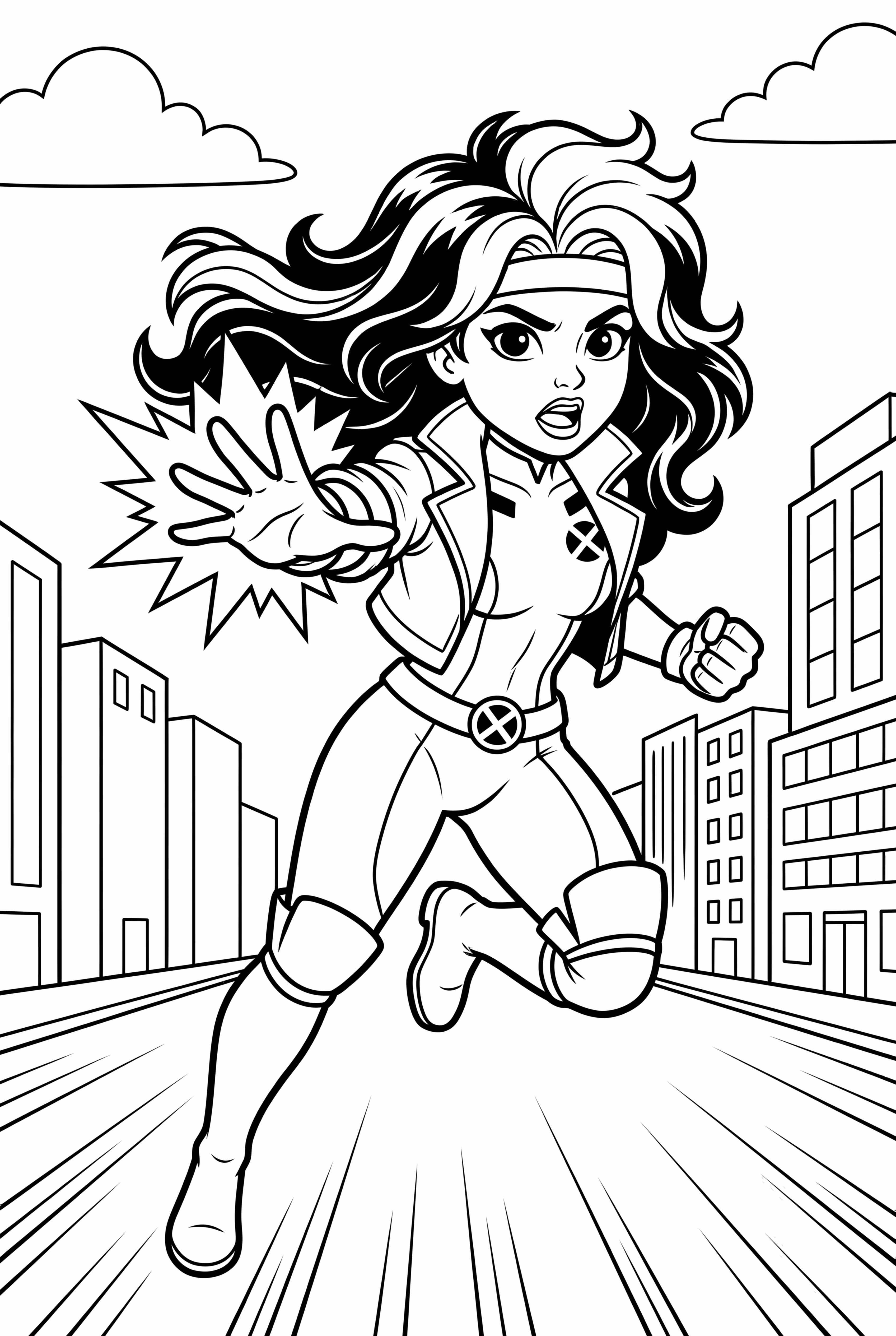 X-Men Rogue Absorbing Power