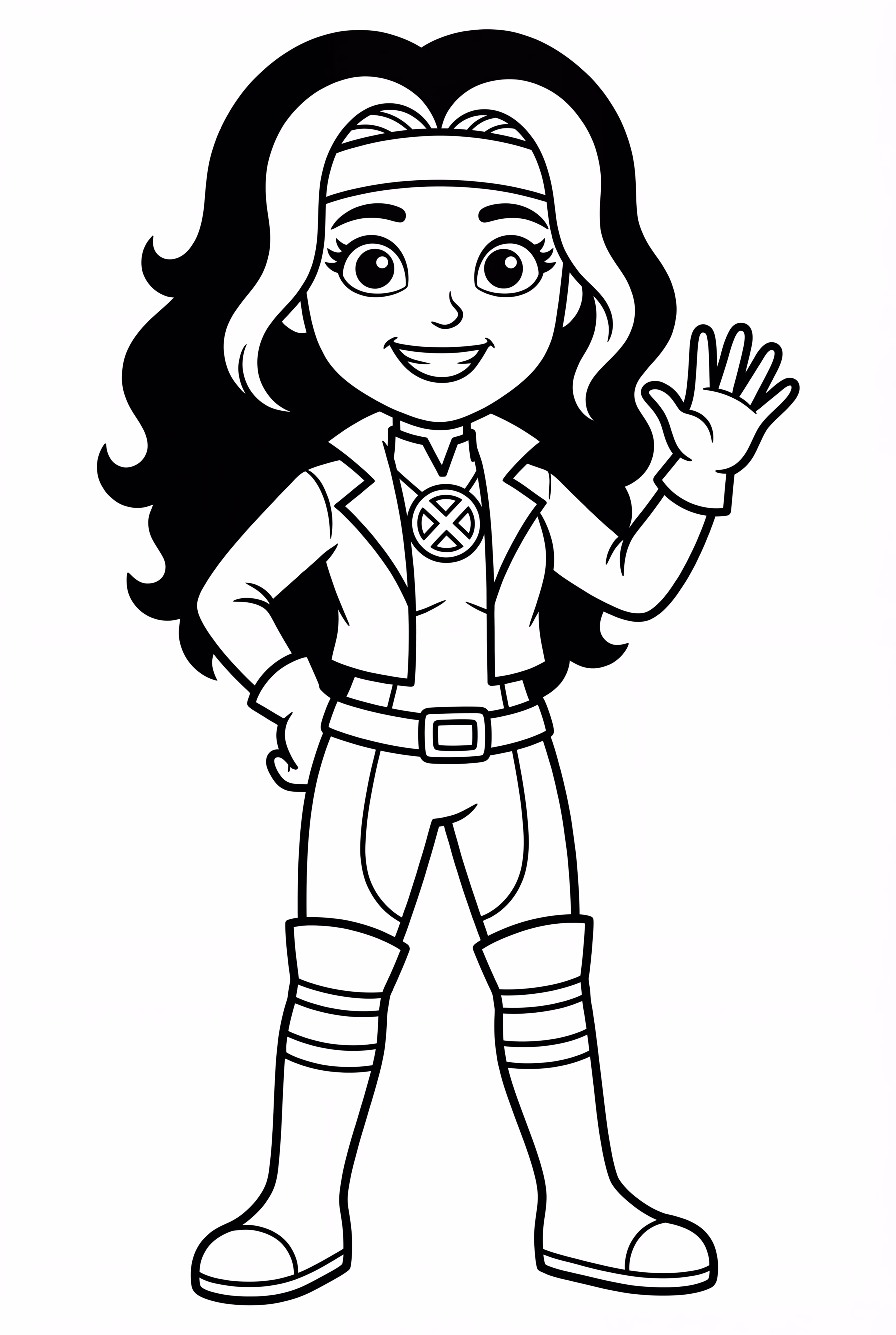 X-Men Rogue Waving Hello