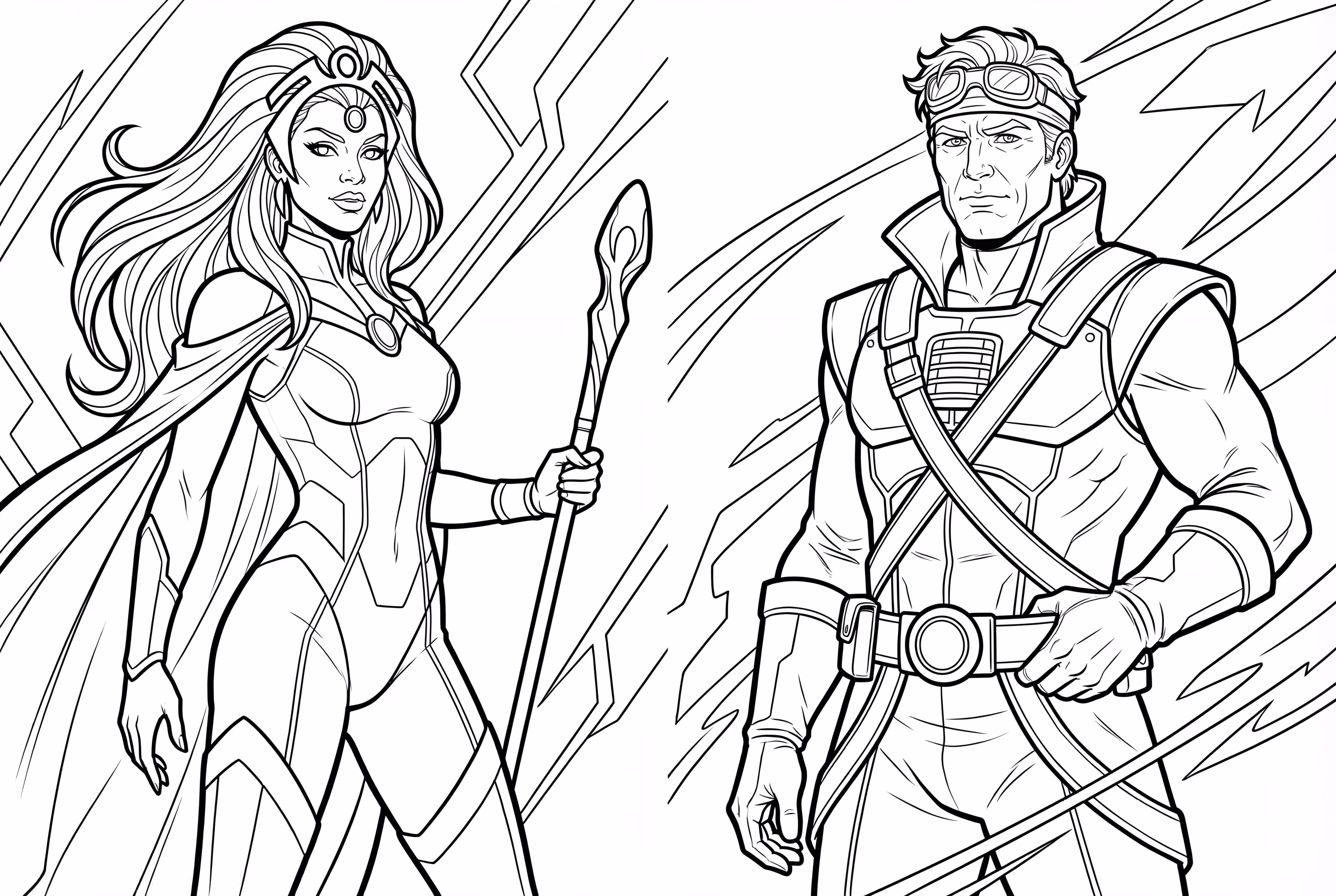 X-Men Tormenta y Corsario