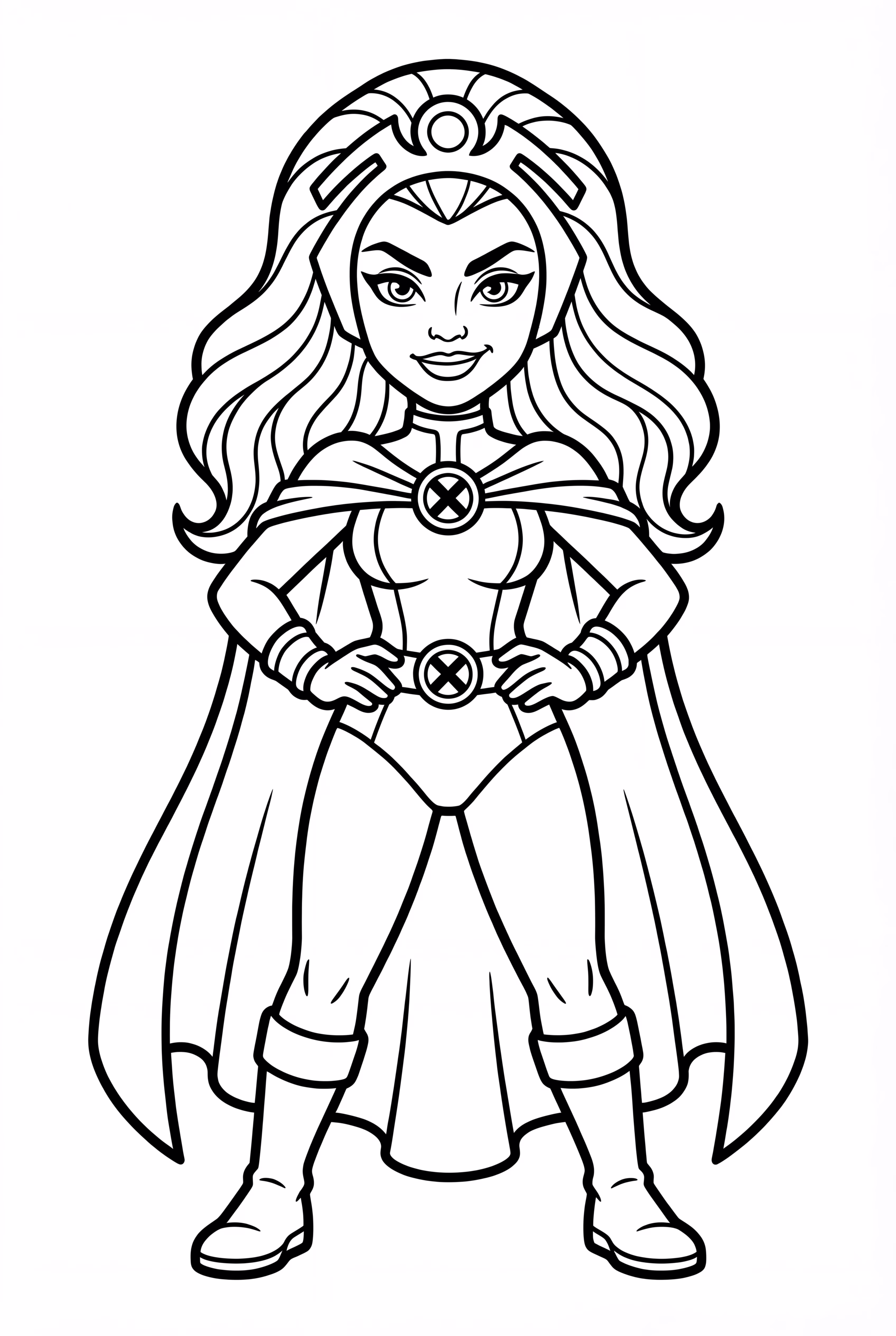 Posado Simple de Tormenta de X-Men