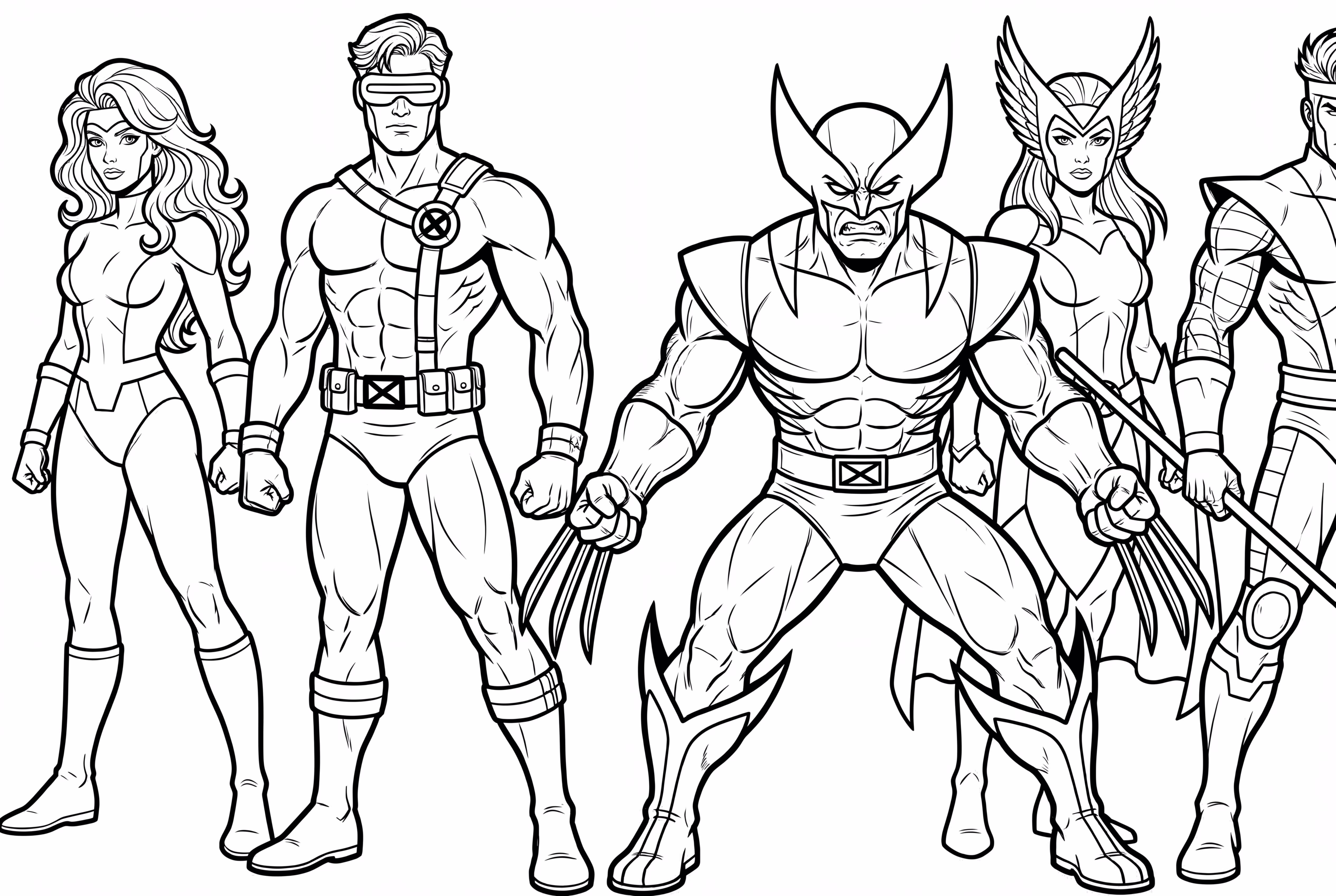 X-Men Team Group Lineup