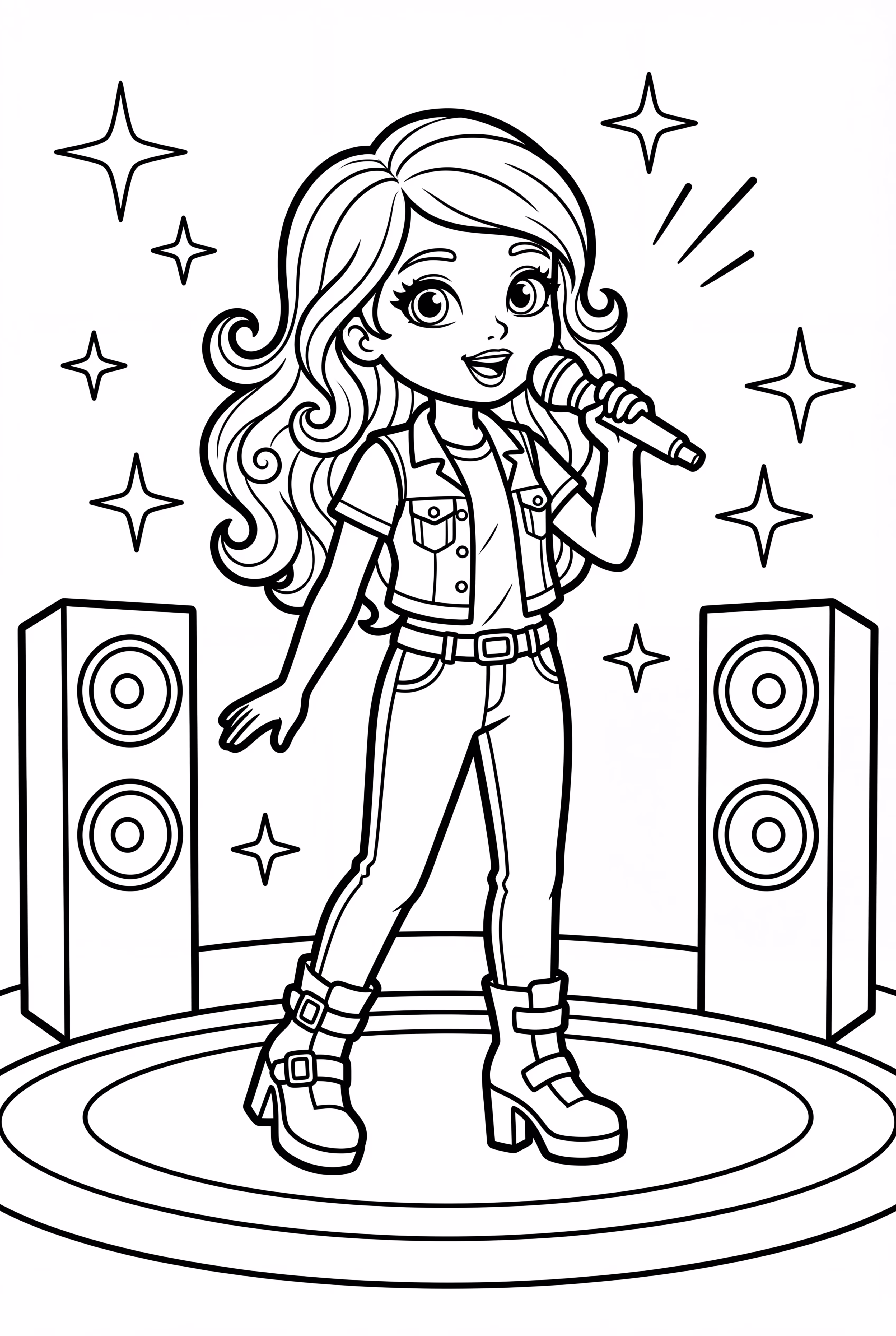Yasmin Bratz Holding A Microphone