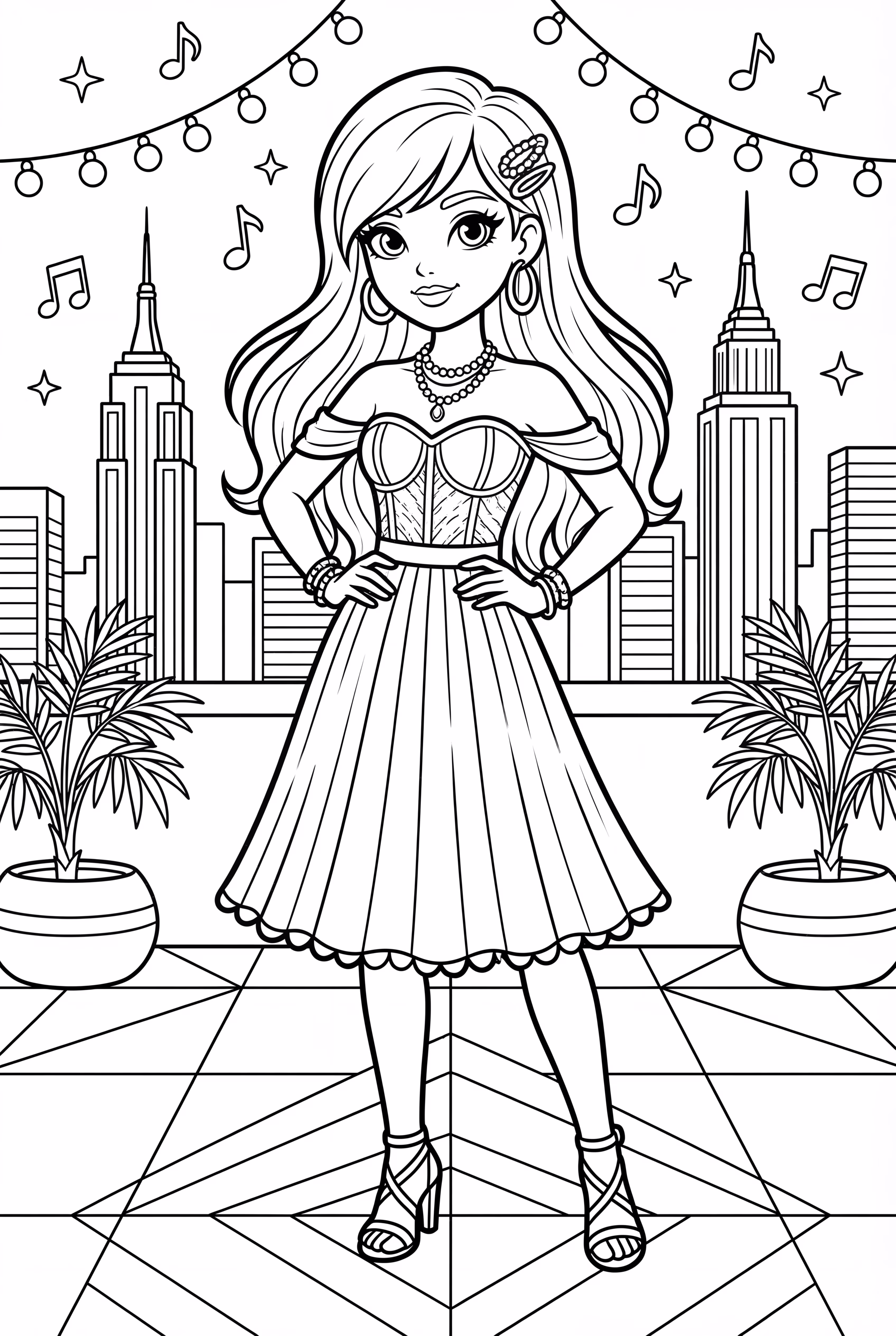 Yasmin Bratz In A Sparkly Dress