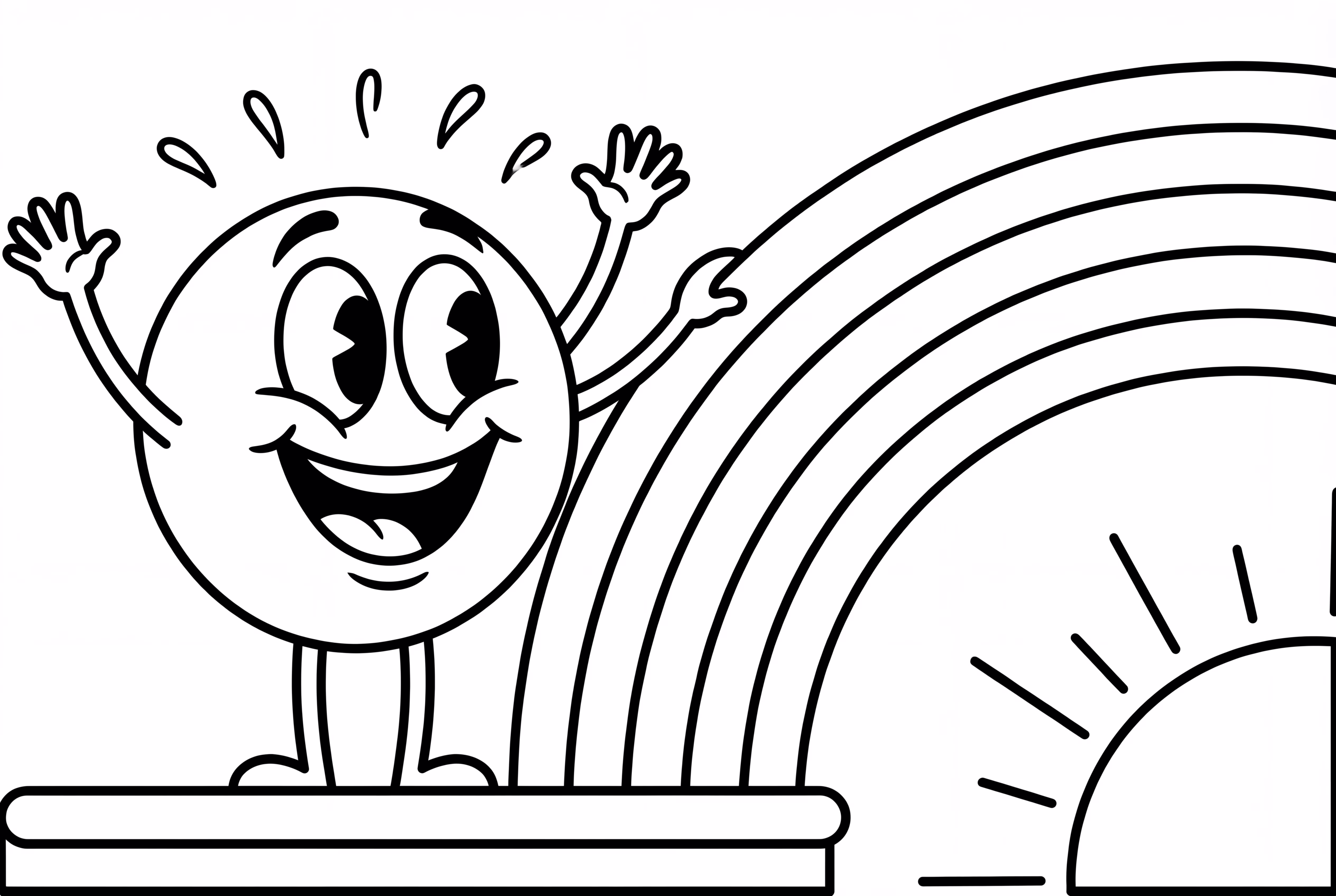 Yellow In Colourblock'S Rainbow