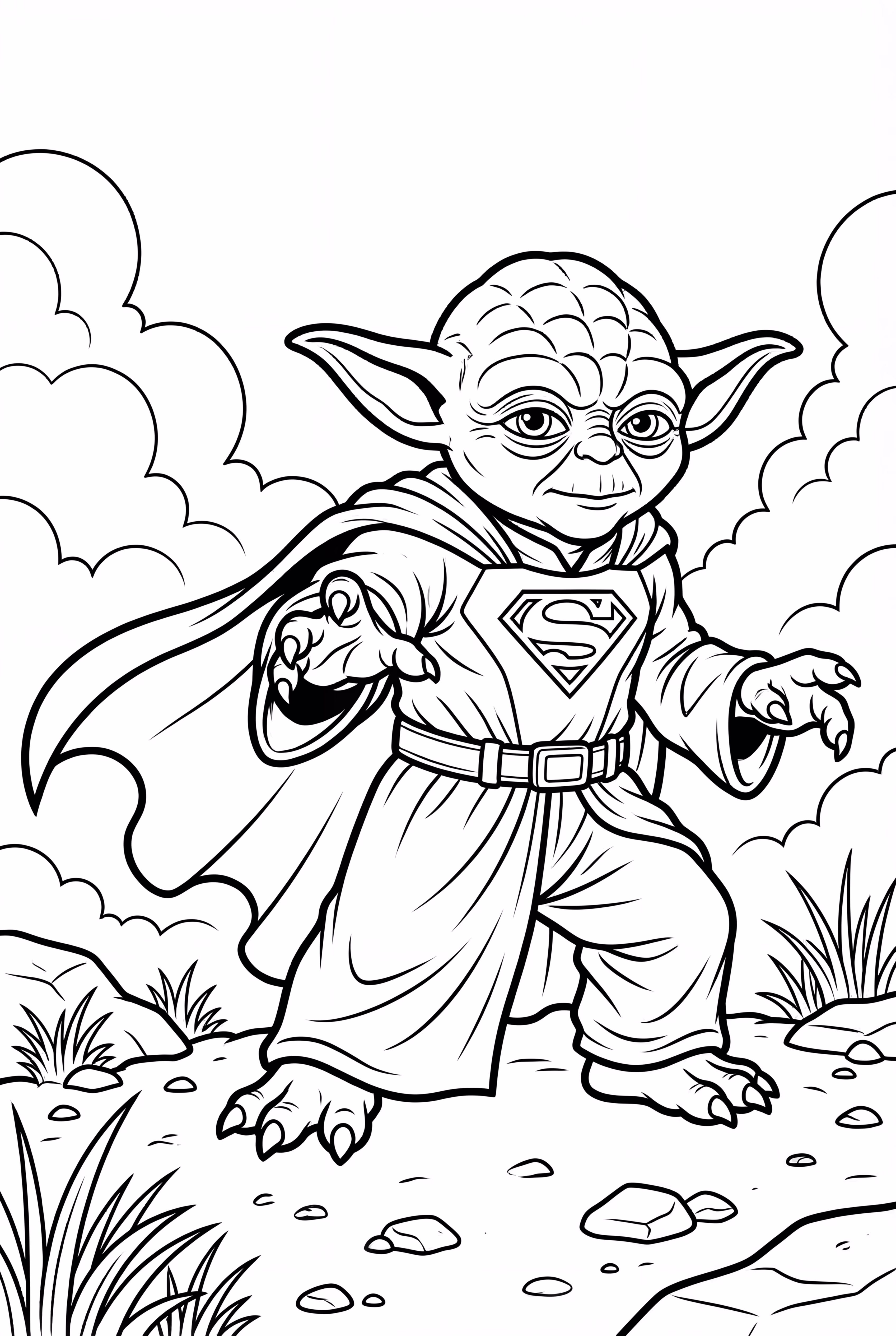 尤達超級英雄斗篷設計