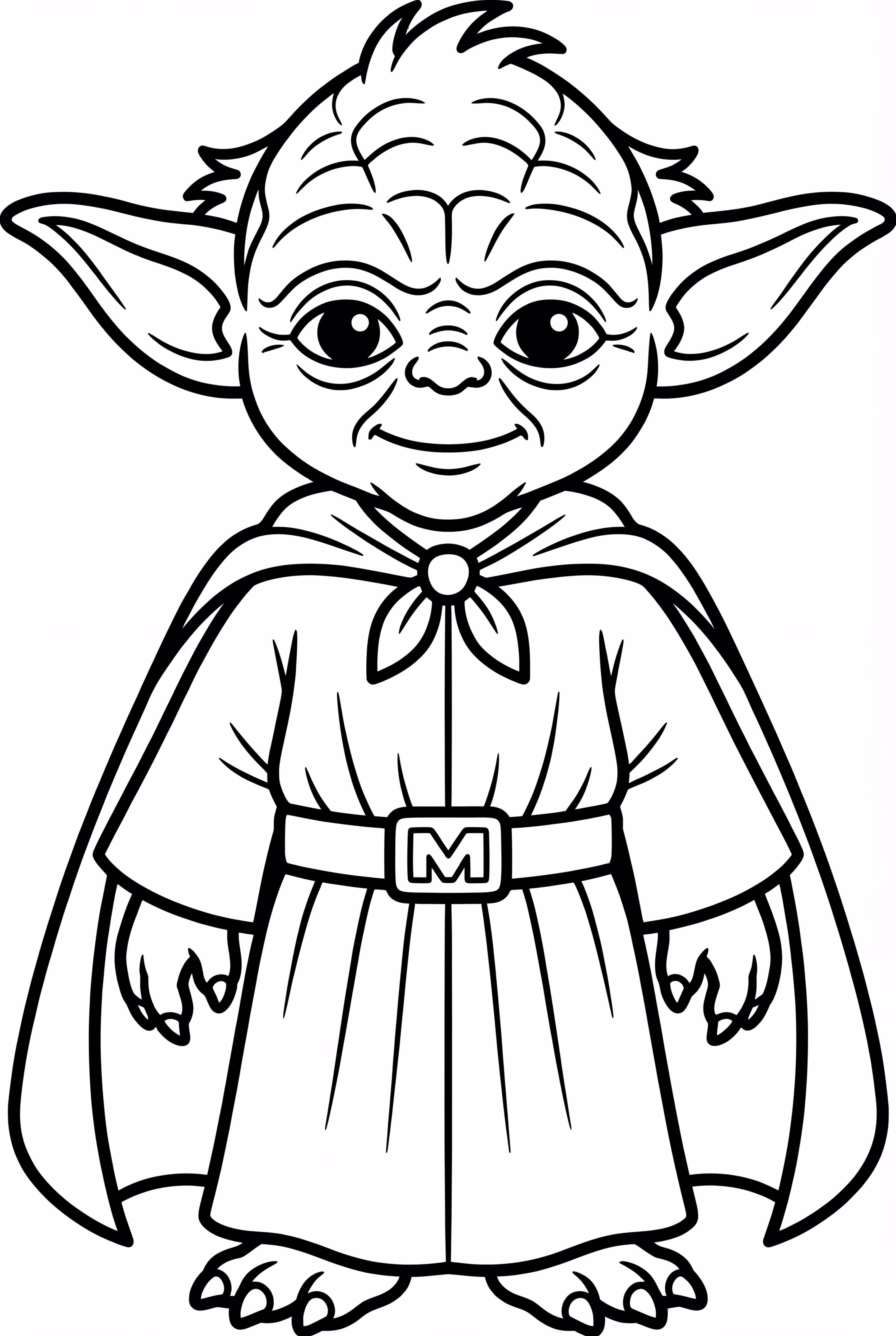 Yoda Superhero Cape Design
