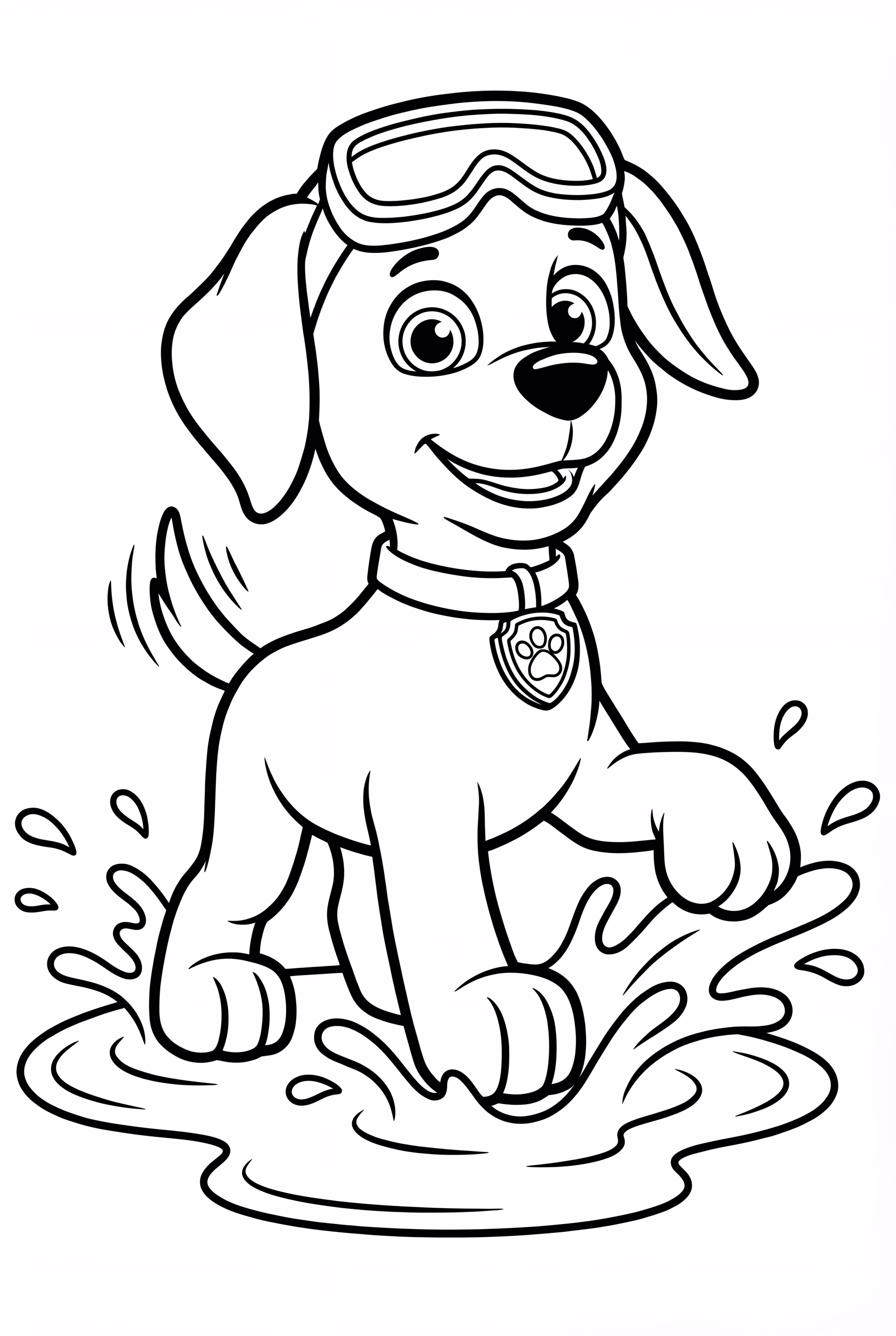 Zuma Paw Patrol Spritzt im Wasser